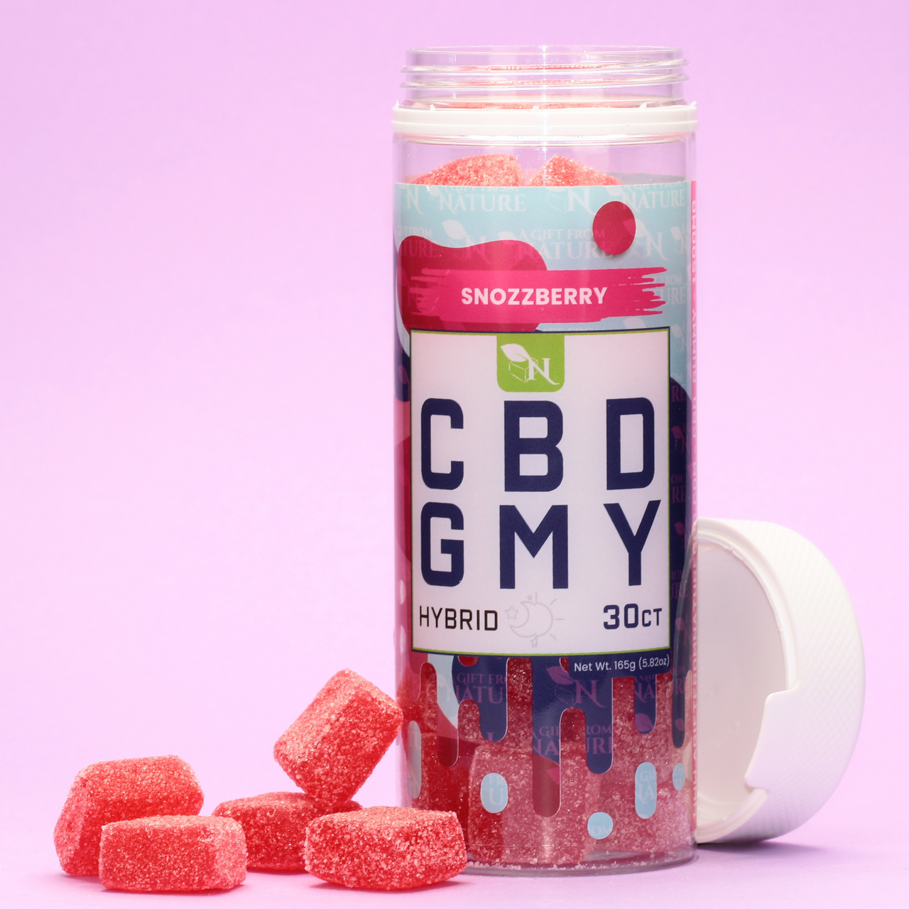 CBD GUMMIES - FOR BALANCE - 30CT Snozzberry 1500mg (50mg ea.) – HYBRID