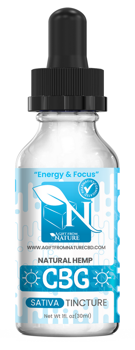 CBG Tinctures for Energy & Focus | A Gift From Nature – A Gift
