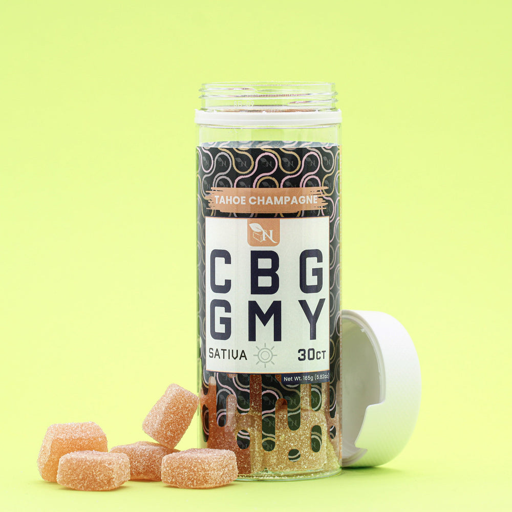 CBG GUMMIES - FOR ENERGY  Tahoe Champagne SATIVA real product picture