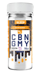 CBN GUMMIES - FOR SLEEP - 30CT Sour Mango 1500mg (50mg ea.) – INDICA