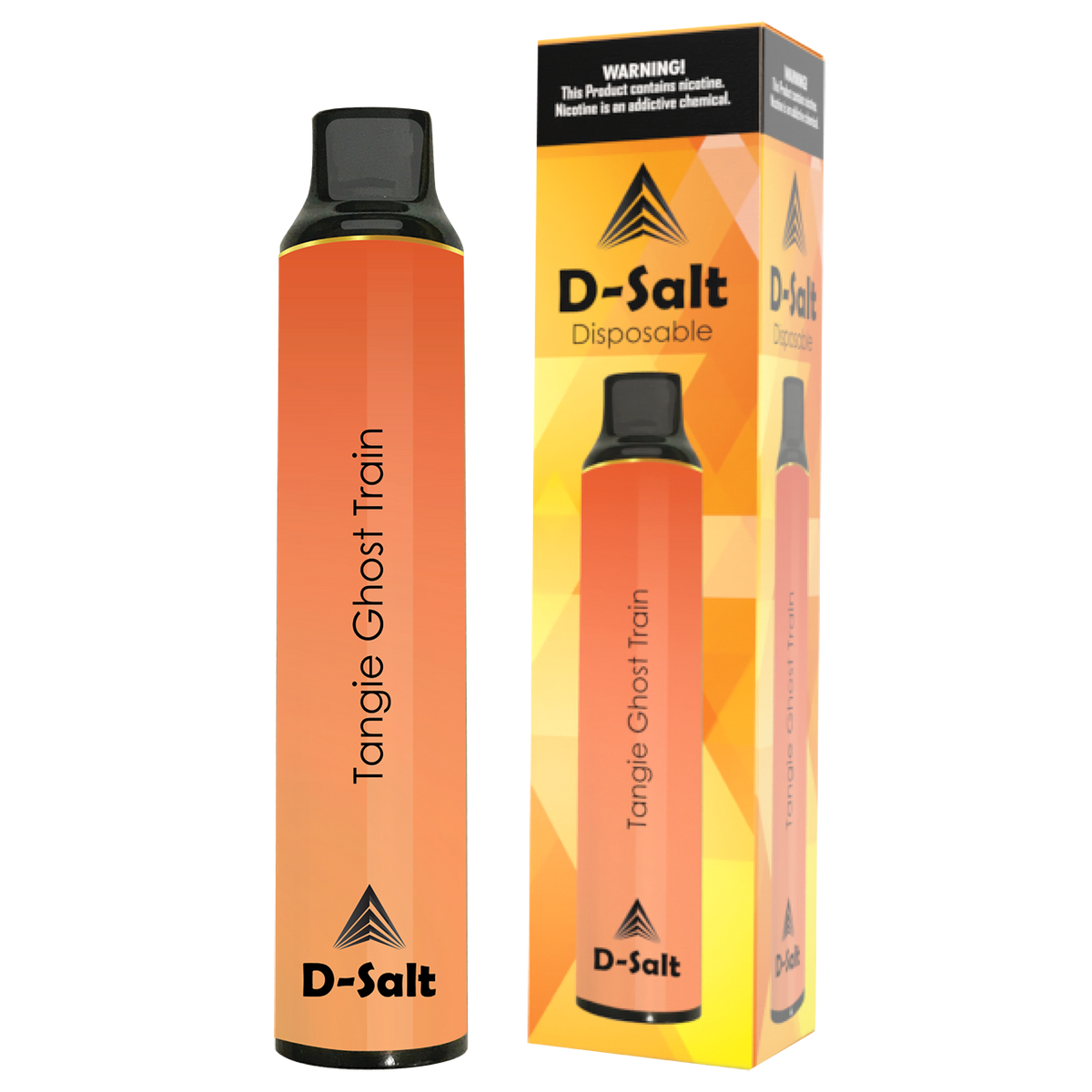 D-SALT DISPOSABLE - Tangie Ghost Train 1500 PUFFS- HYBRID