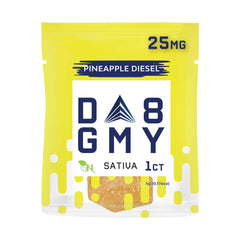 DELTA 8 GUMMIES Single Package - 50CT Pineapple Diesel 25mg - SATIVA A Gift From Nature