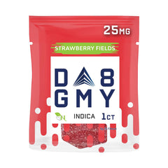 DELTA 8 GUMMIES Single Package - 50CT Strawberry Fields 25mg - INDICA A Gift From Nature