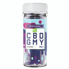 CBD GUMMIES - FOR BALANCE - 30CT Gorilla Grape 1500mg – HYBRID