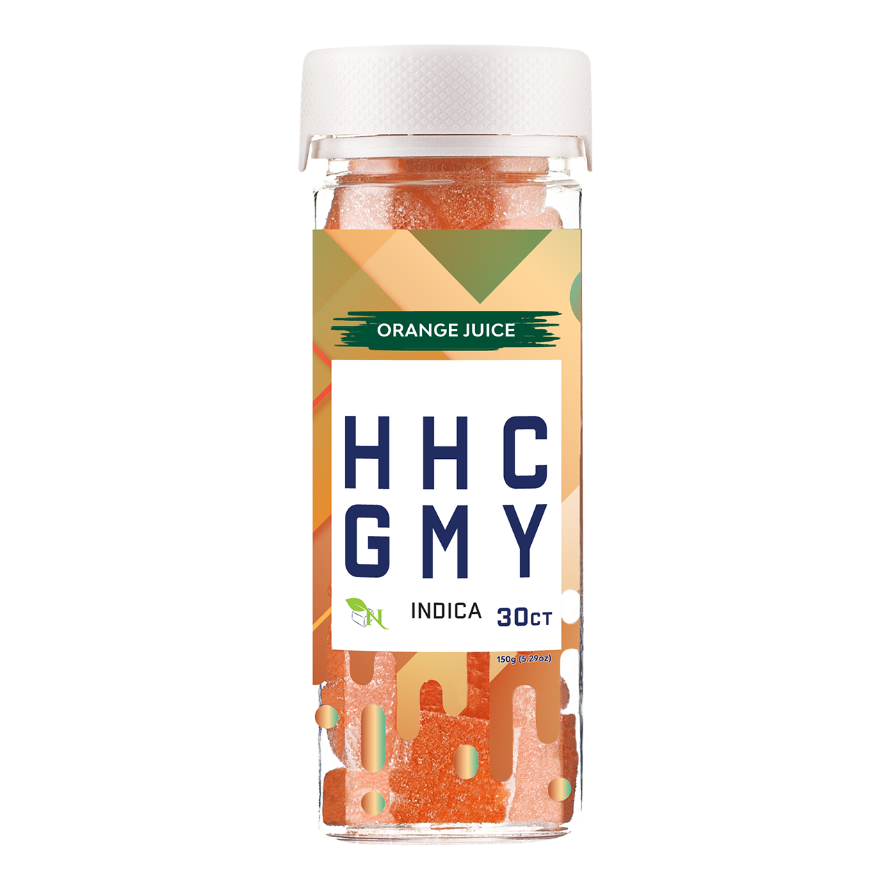 HHC GUMMIES - 30CT Orange Juice 750mg (25mg ea.) – INDICA