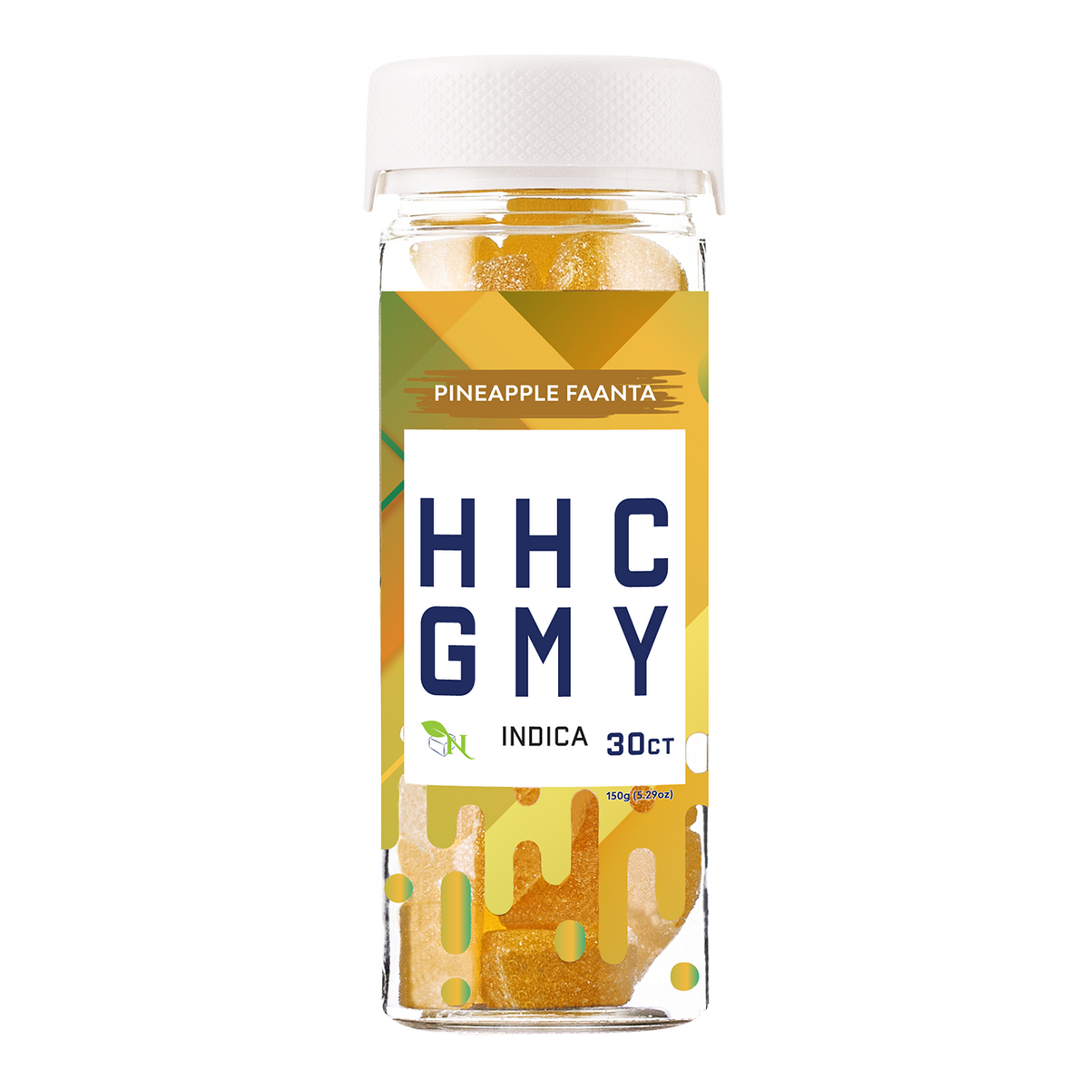 HHC GUMMIES - 30CT Pineapple Faanta 750mg (25mg ea.) – INDICA