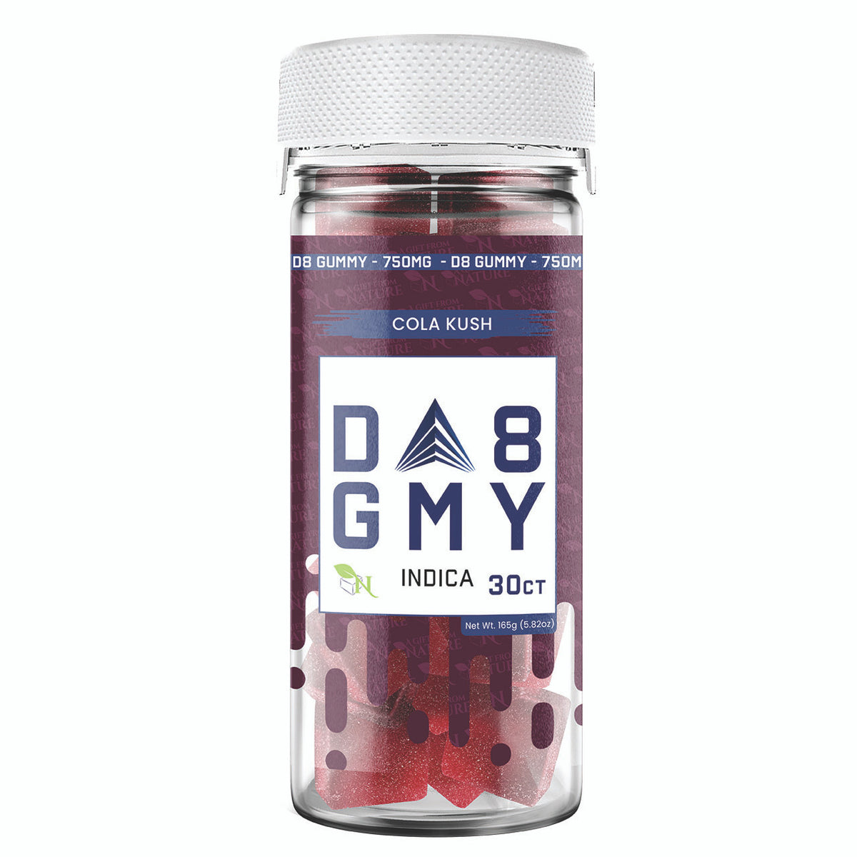 DELTA 8 GUMMIES - 30CT Cola Kush 750mg – INDICA