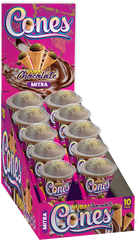 Kratom Cones with Dubai Chocolate Infused 3d mokcup 10pcs