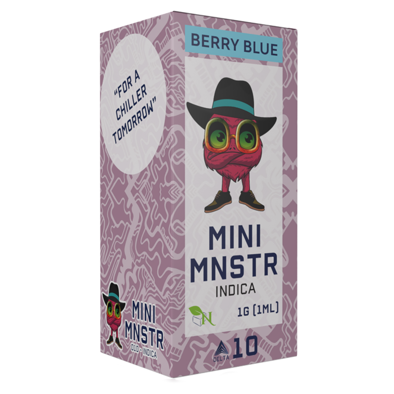 MINI MNSTR DISPOSABLE - BERRY BLUE - INDICA - DELTA 10