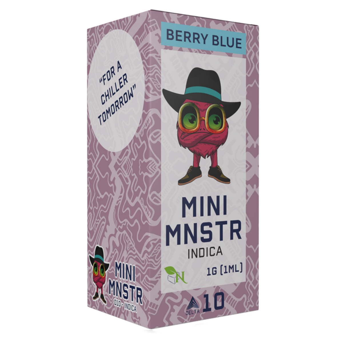 MINI MNSTR DISPOSABLE - BERRY BLUE - INDICA - DELTA 10
