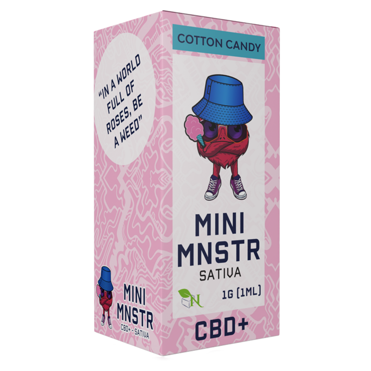 MINI MNSTR DISPOSABLE - COTTON CANDY - SATIVA - CBD+