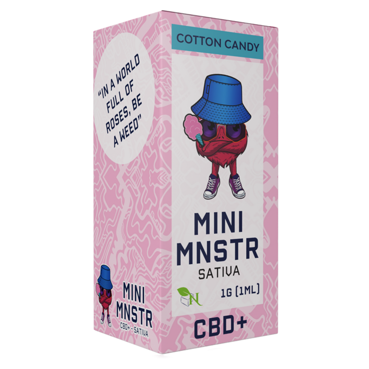 MINI MNSTR DISPOSABLE - COTTON CANDY - SATIVA - CBD+