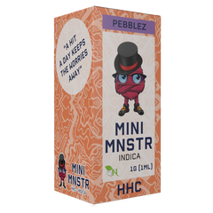 MINI MNSTR DISPOSABLE - PEBBLEZ - HHC -INDICA