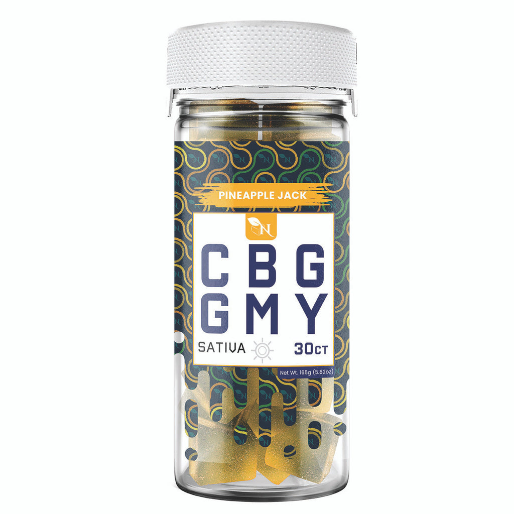 Pineapple Jack CBG Gummies | 1500mg Sativa Boost 50mg – A Gift