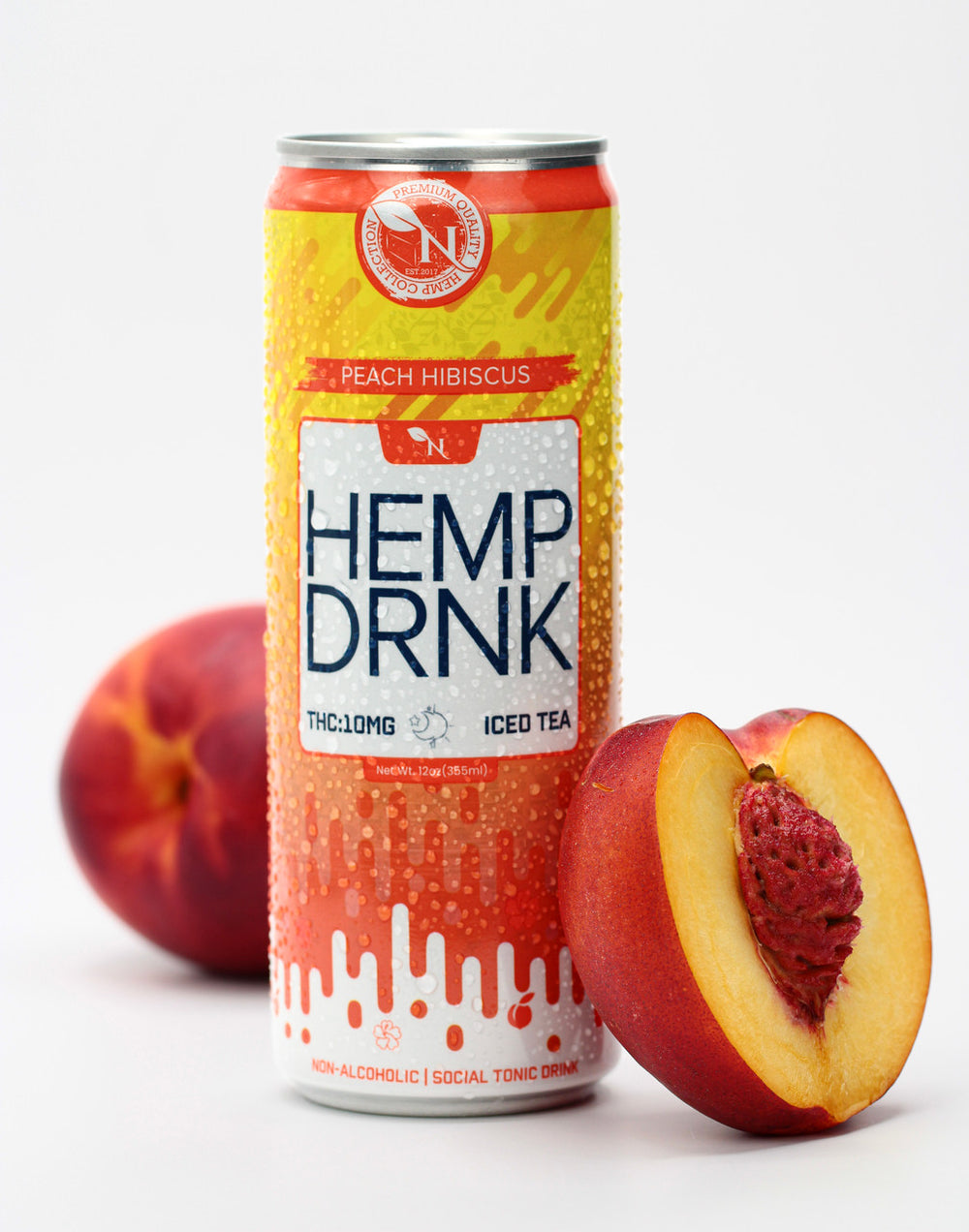 DELTA 9 THC Drink - Peach Hibiscus - 50MG - 4 PACK A Gift From Nature CBD DELTA 9 THC Drink - Peach Hibiscus - 50MG - 4 PACK A Gift From Nature CBD