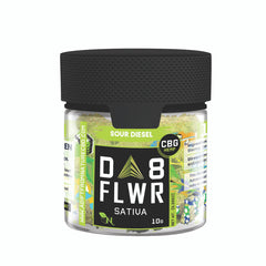 DELTA 8 FLWR - Sour Diesel - 1000MG - SATIVA