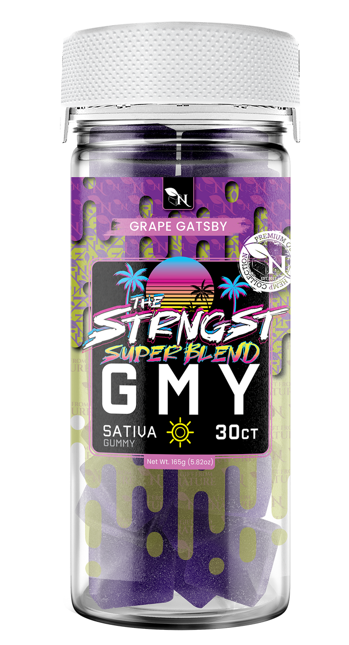 THE STRONGEST GMY - 30CT Grape Gatsby 6000mg (200mg ea.) - SATIVA