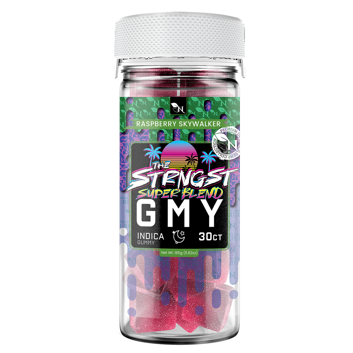 THE STRONGEST GMY - 30CT Raspberry Skywalker 6000mg (200mg ea.) - INDICA