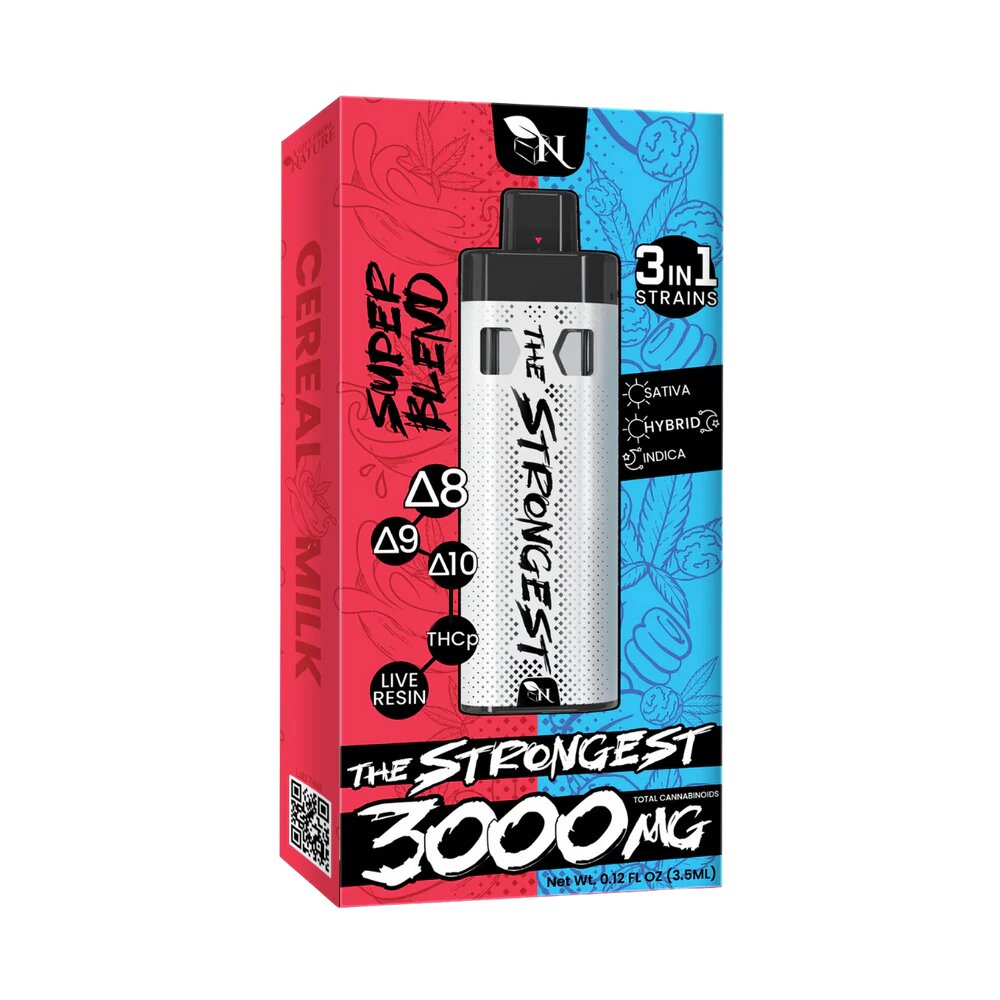 THE STRONGEST Vape Pen - CEREAL/KRUNCH BERRIES - 3000MG A Gift From Nature CBD THE STRONGEST Vape Pen - CEREAL/KRUNCH BERRIES - 3000MG A Gift From Nature CBD