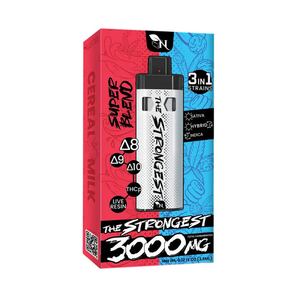 THE STRONGEST Vape Pen - CEREAL/KRUNCH BERRIES - 3000MG A Gift From Nature CBD THE STRONGEST Vape Pen - CEREAL/KRUNCH BERRIES - 3000MG A Gift From Nature CBD