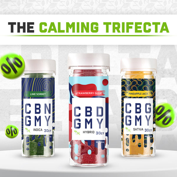 TRUE テルペン 香料 CBD CBN CBG 5ml タンジードリーム The Calming Trifecta: CBD, CBG, CBN Bundle – A Gift From Nature CBD