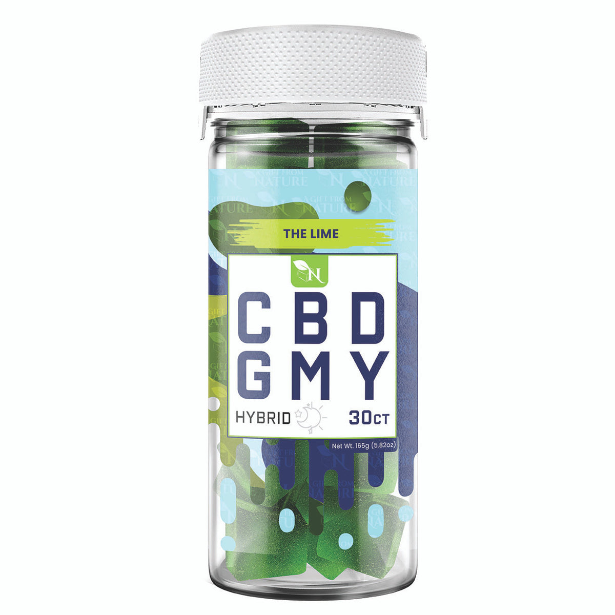 CBD GUMMIES - FOR BALANCE - 30CT The Lime 1500mg  HYBRID