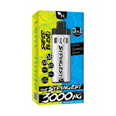 THE STRONGEST - LEMONADE/BLUE RAGE - 3IN1 - 3000MG A Gift From Nature 3d mockup