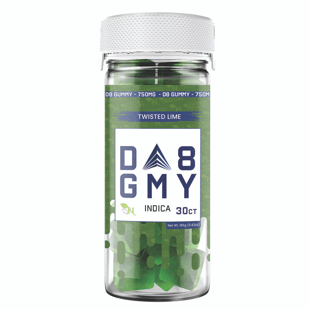 DELTA 8 GUMMIES - 30CT Twisted Lime 750mg – INDICA