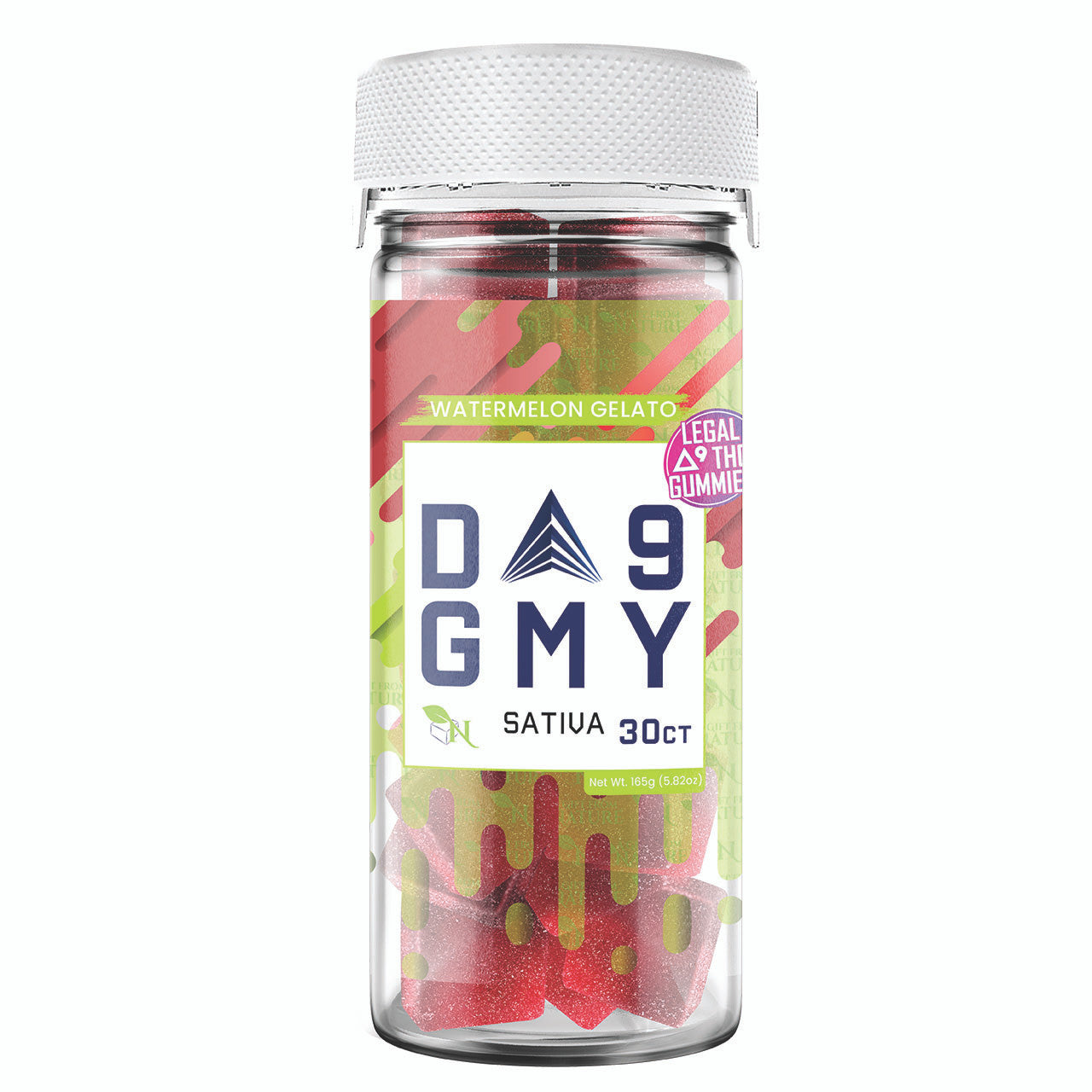 DELTA 9 GUMMIES - 30CT Watermelon Gelato 810mg (15mg ea.) – SATIVA