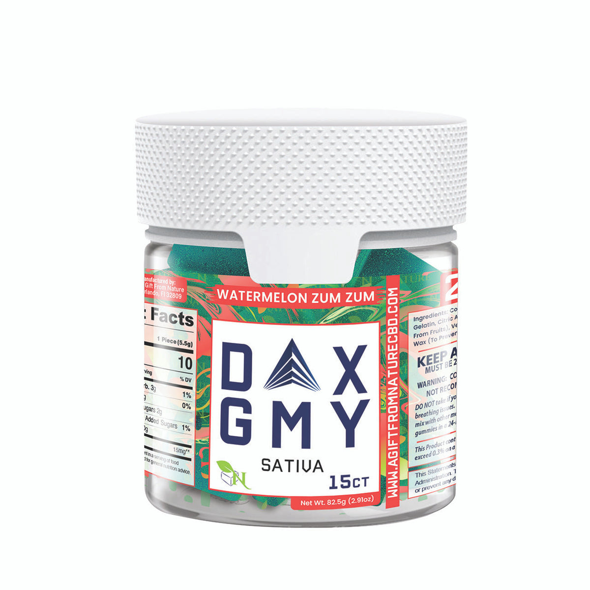 DELTA 10 GUMMIES - 15CT Watermelon Zum Zum 225mg – SATIVA