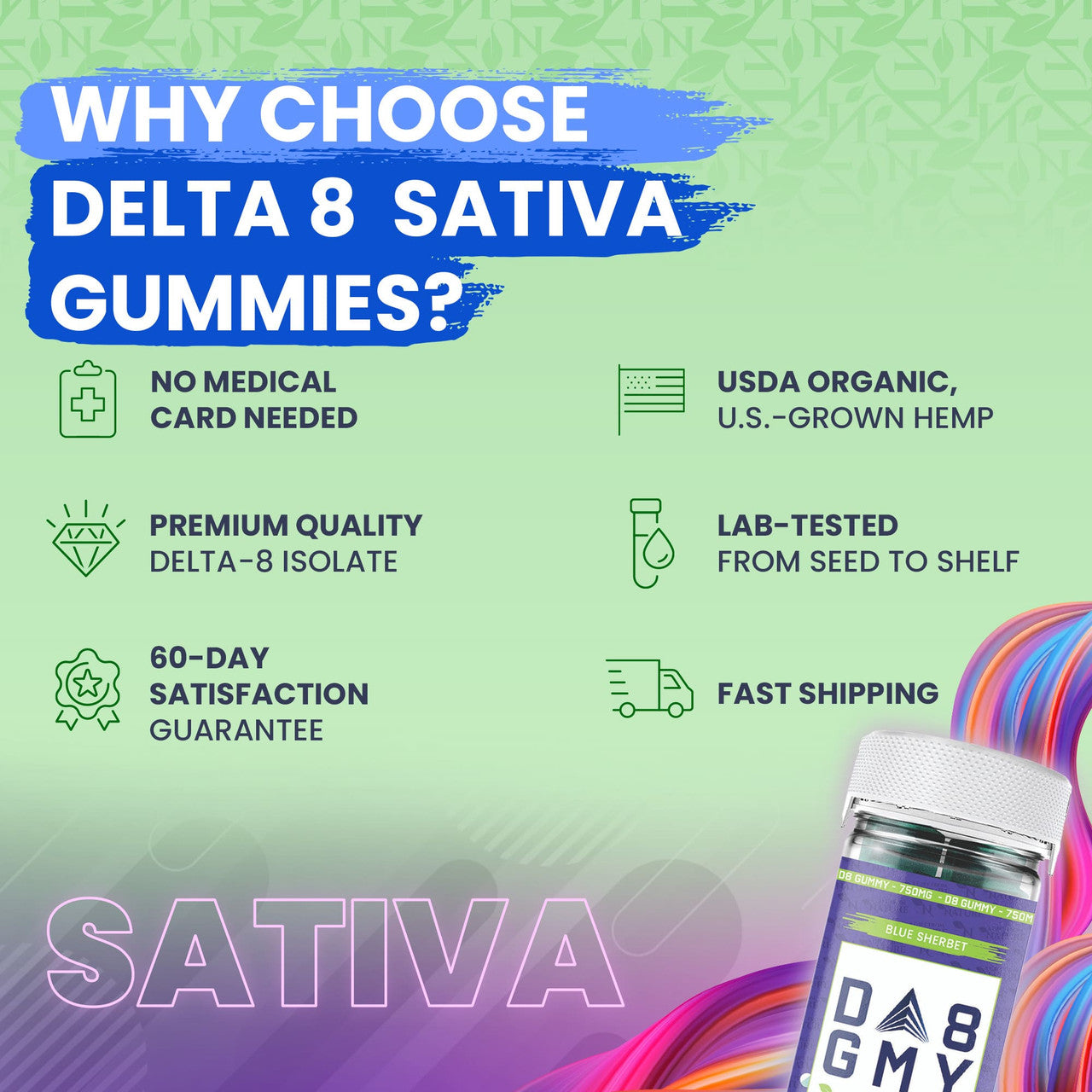 DELTA 8 Gummies for uplifting Cola OG Sativa competitive advantage