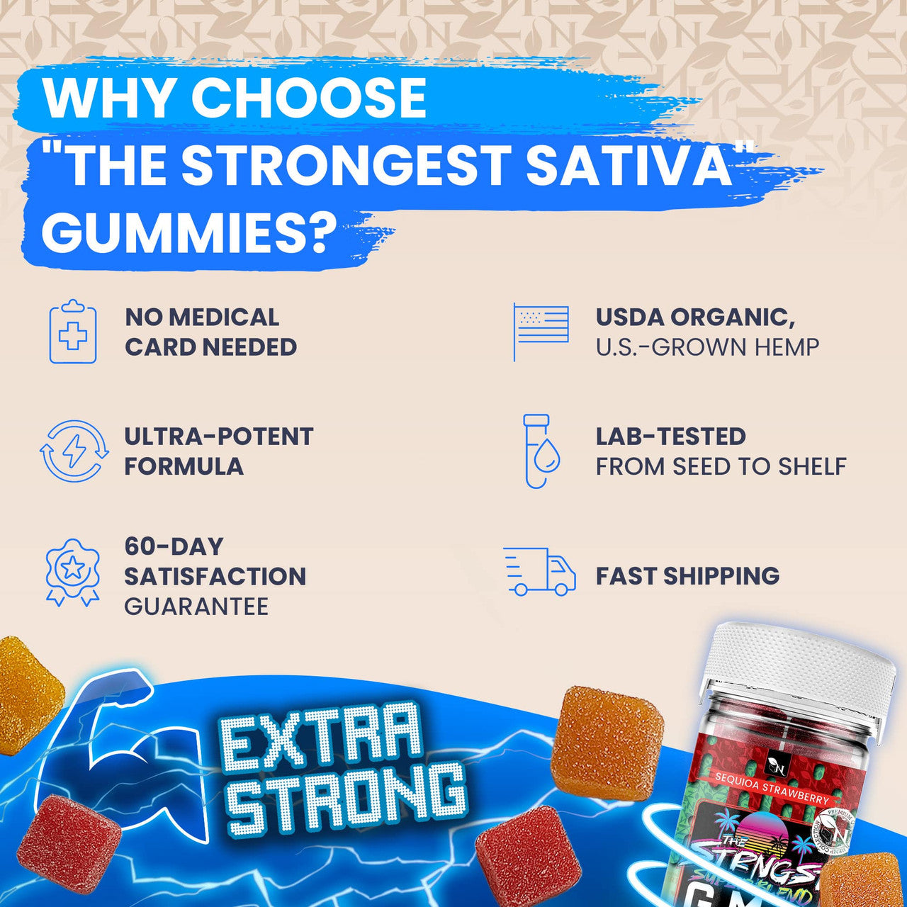 Strongest Gummies for Euphoria Space Candy Sativa competitive advantage
