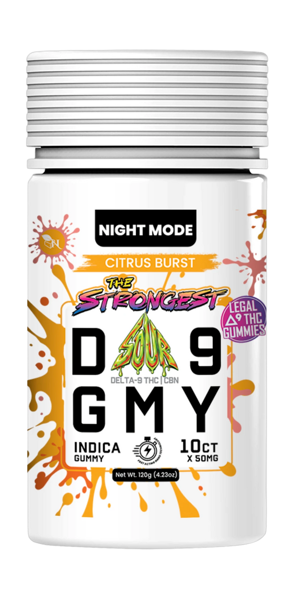 Citrus Burst Sour GMY jar, Night Mode